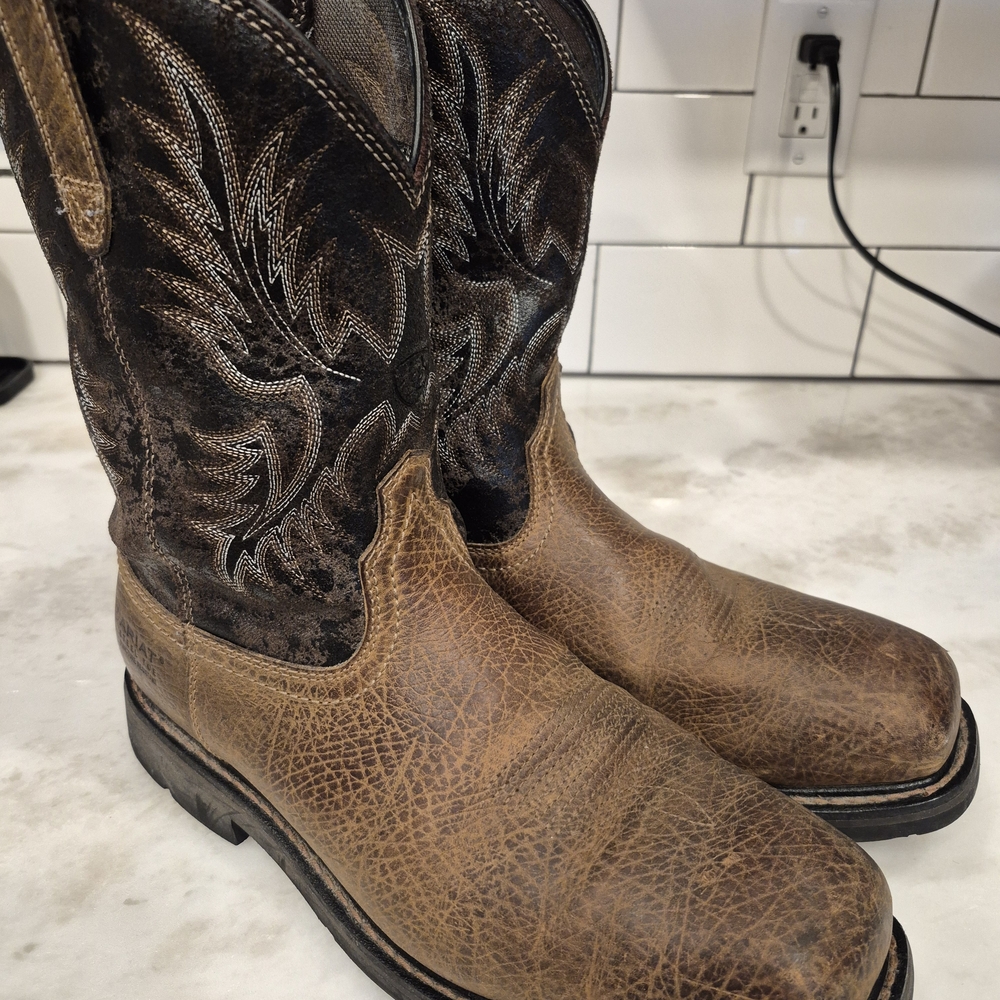 Ariat Sierra Steel Toe 10" Work Boots 12D